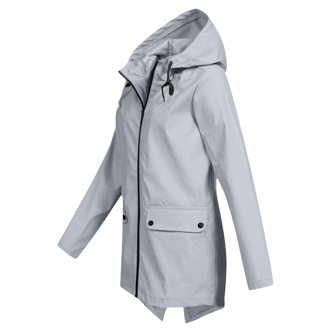 Women's Wind- and Water-Resistant Softshell Rain Jacket with Hood