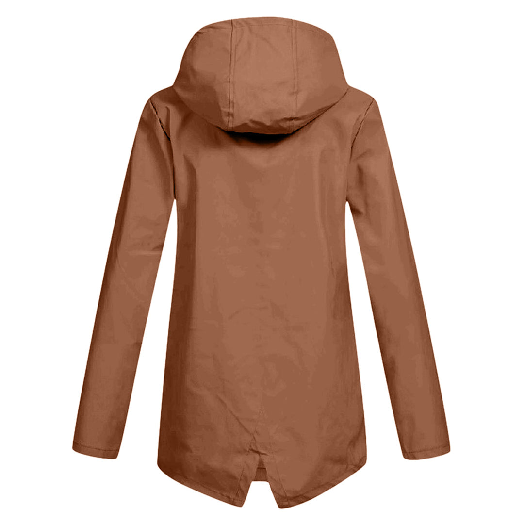 Women's Wind- and Water-Resistant Softshell Rain Jacket with Hood