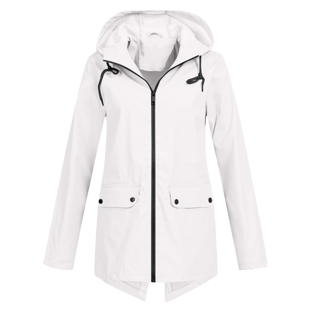 Women's Wind- and Water-Resistant Softshell Rain Jacket with Hood