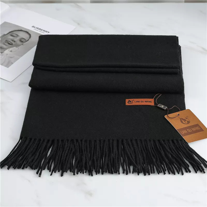Extra Length Fringed Scarf for Women