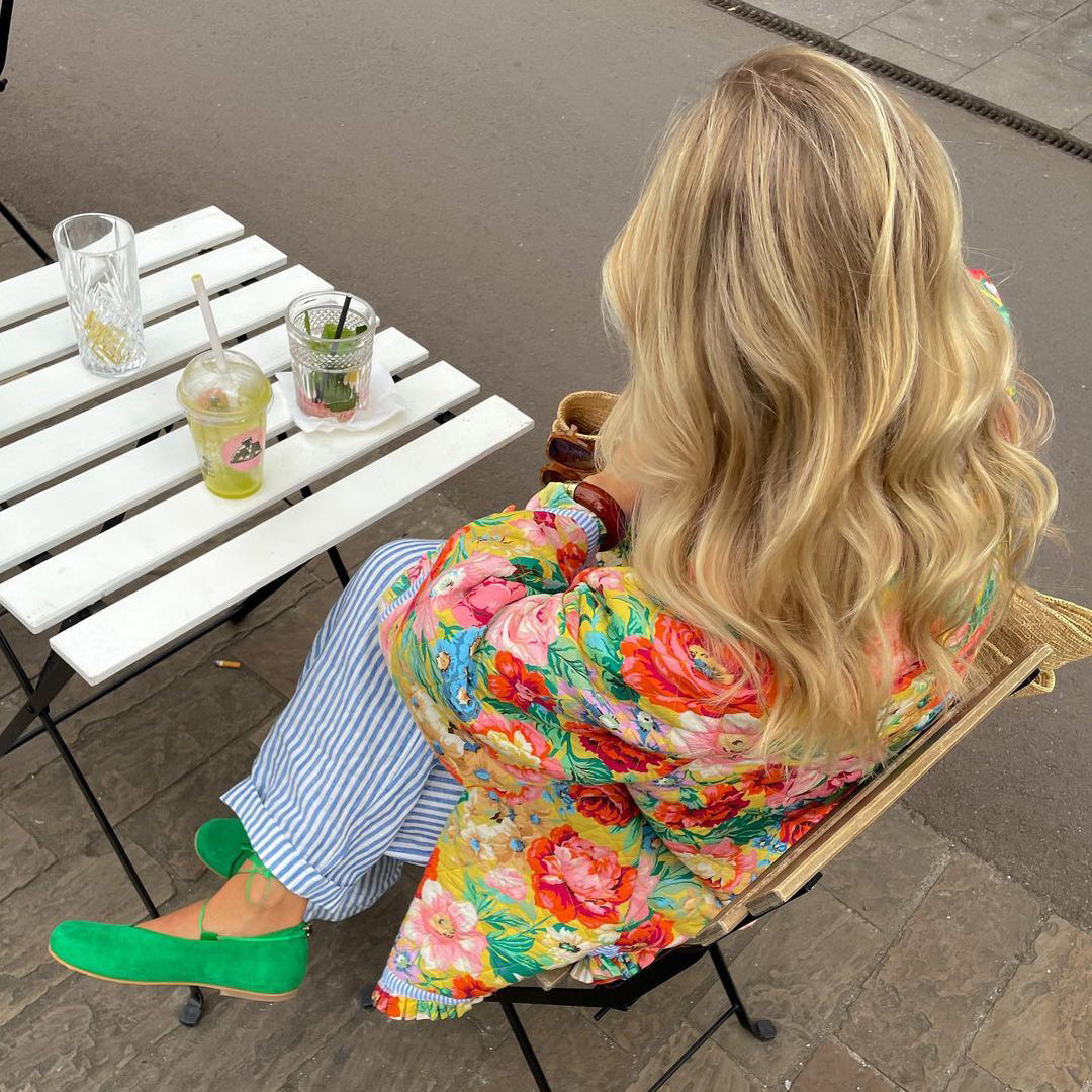 Puck - Colorful Printed Mid-Season Puffer Jacket