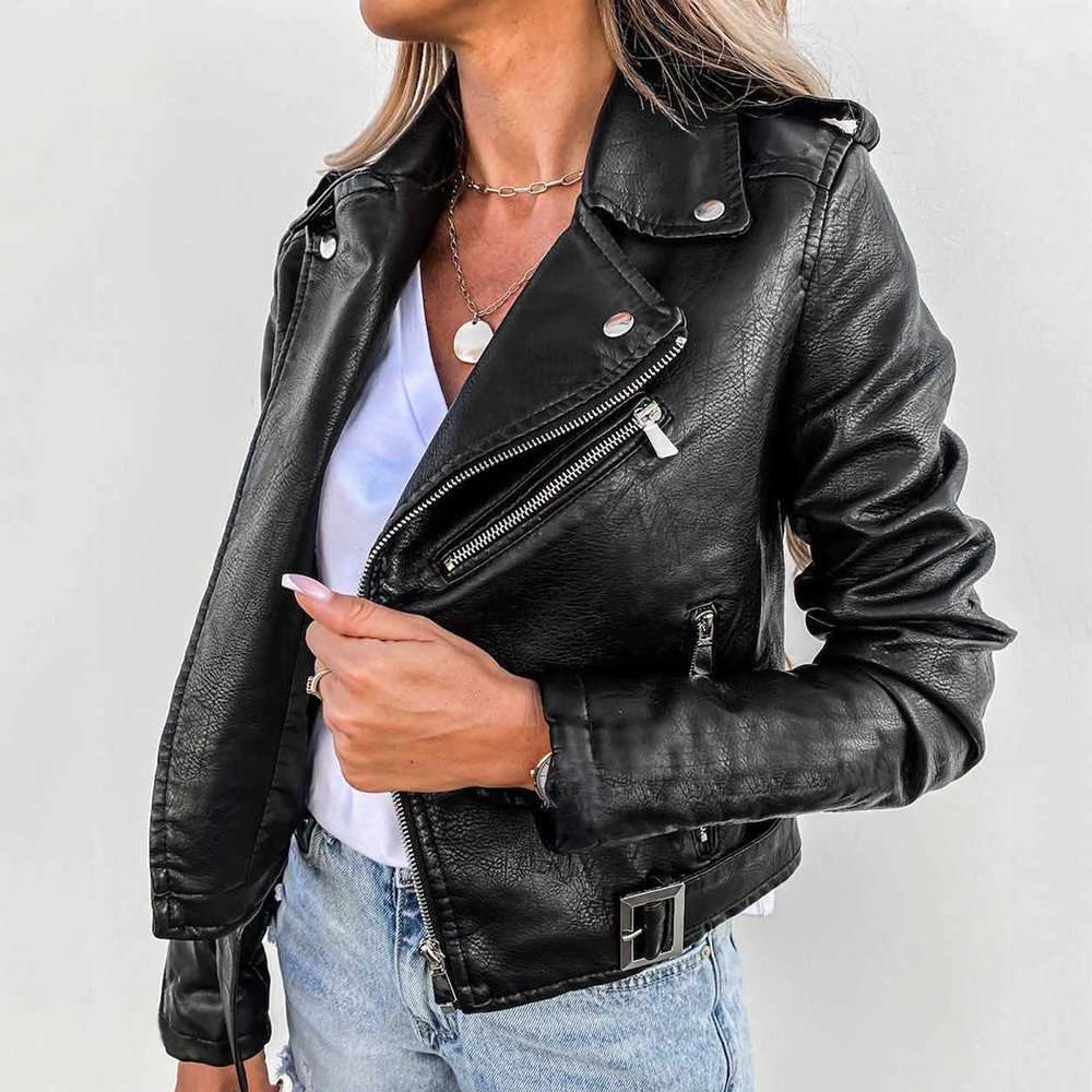 Dalí - Timeless Leather Biker Jacket