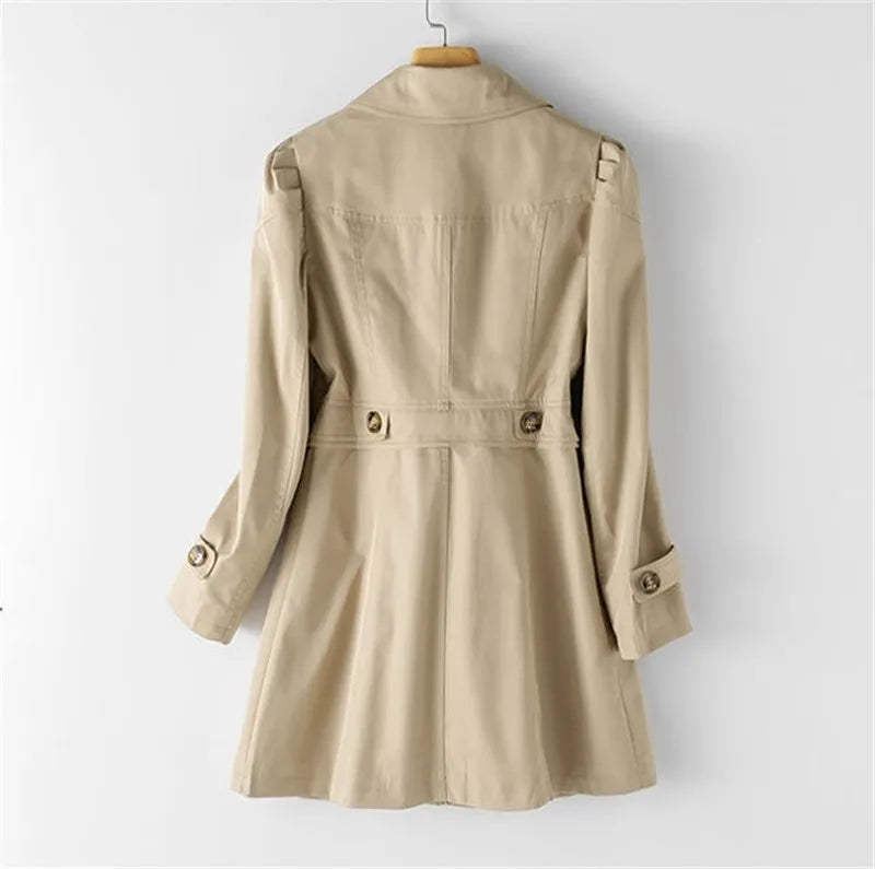 Chic Women's Tailored Trench Coat