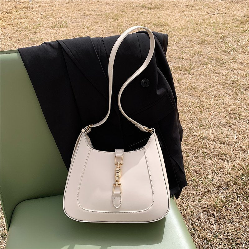 Retro Baguette Shoulder Bag