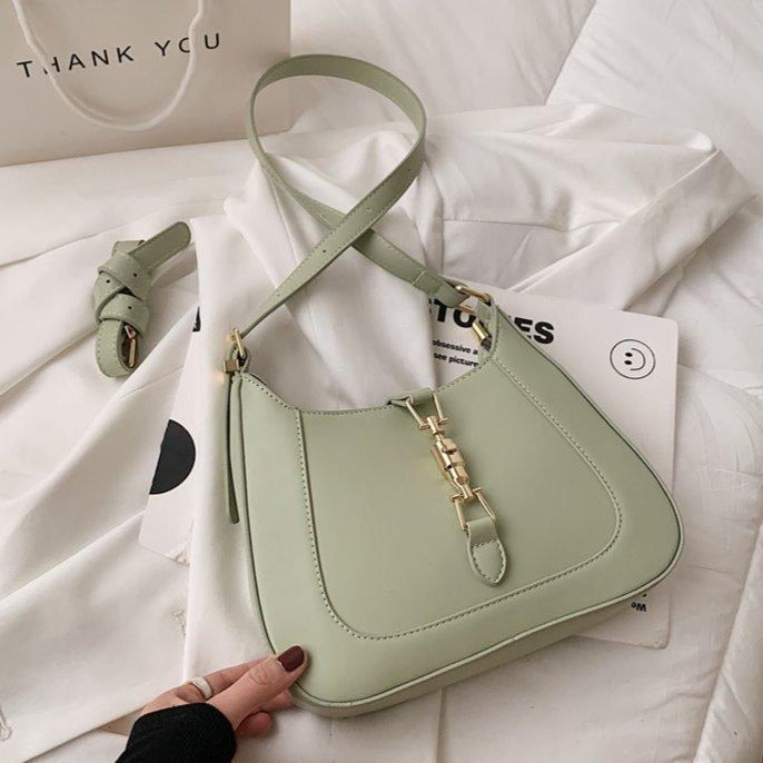 Retro Baguette Shoulder Bag