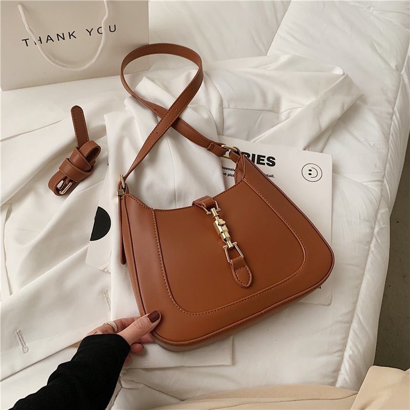 Retro Baguette Shoulder Bag