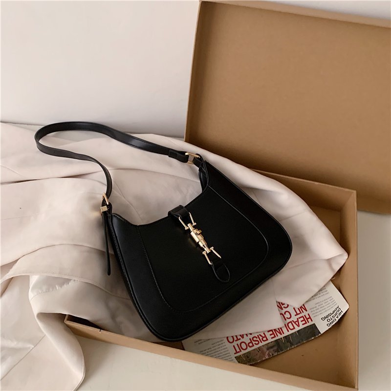 Retro Baguette Shoulder Bag