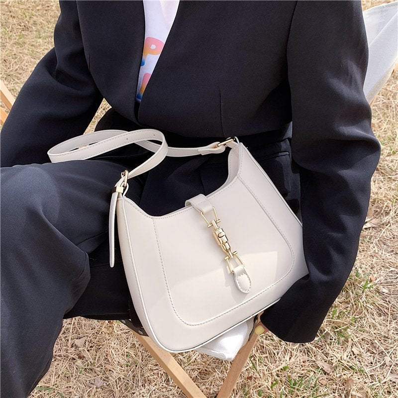 Retro Baguette Shoulder Bag