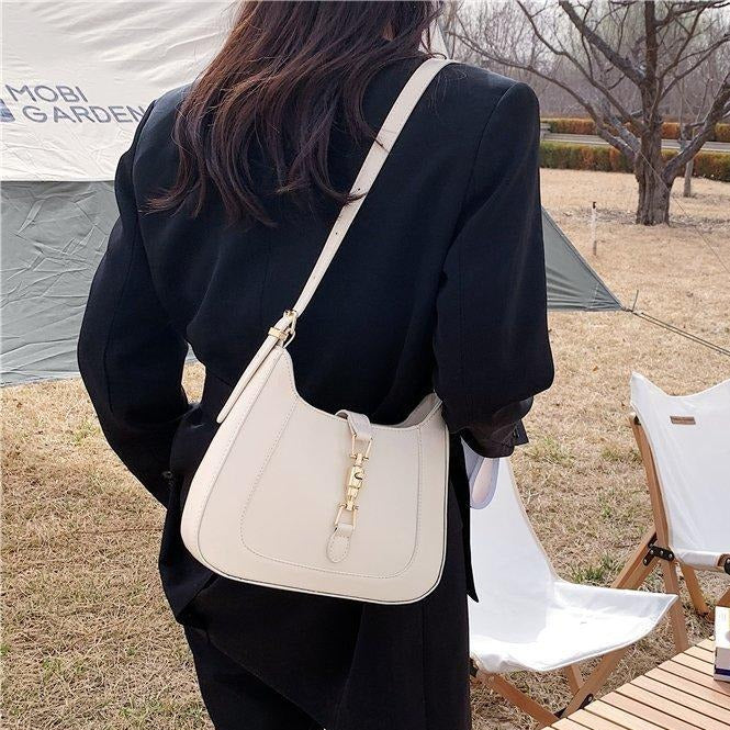 Retro Baguette Shoulder Bag