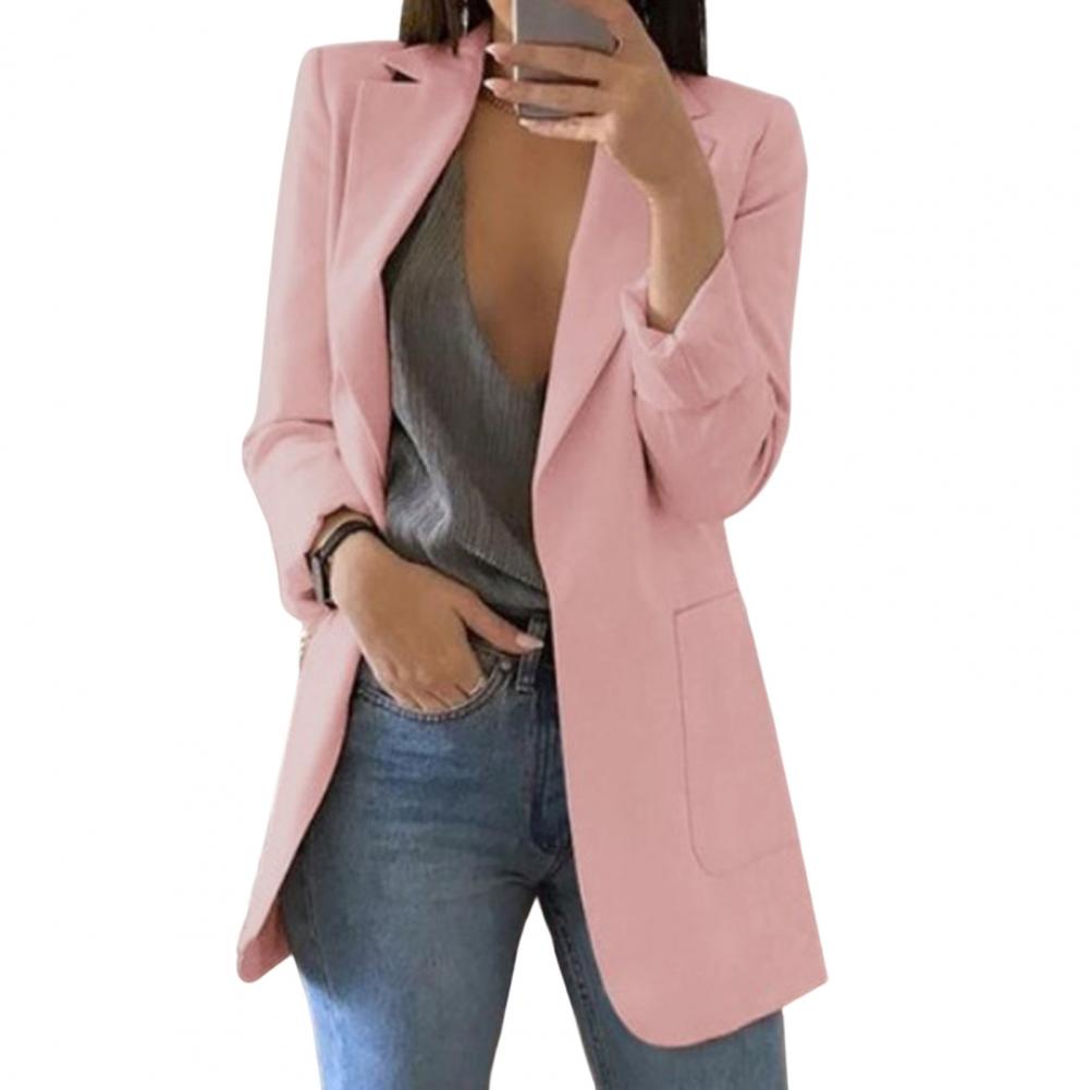 Women's Long Blazer with Timeless Lapels