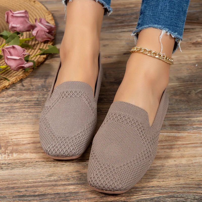 Jaël - Breathable Knitted Slip-On Loafers