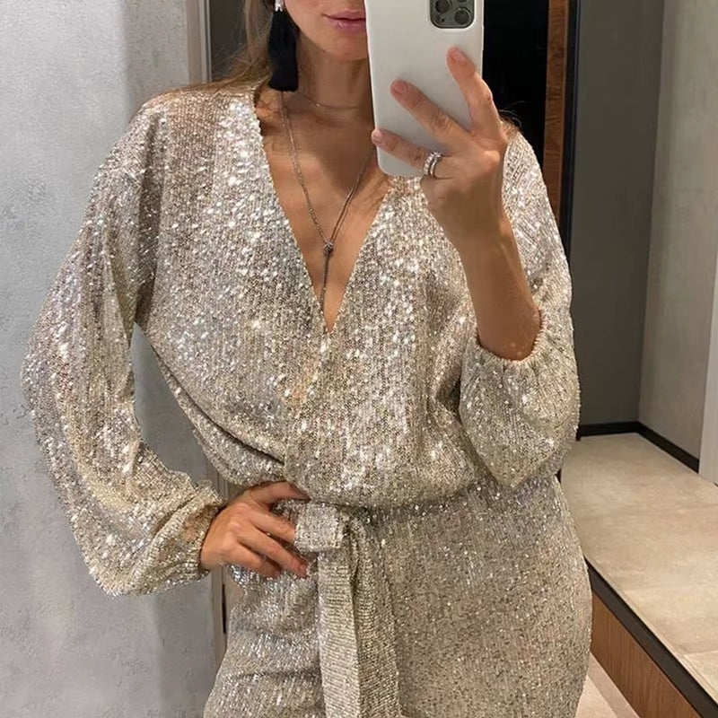 Jonna - Elegant Sparkling Jumpsuit with Chic Flair