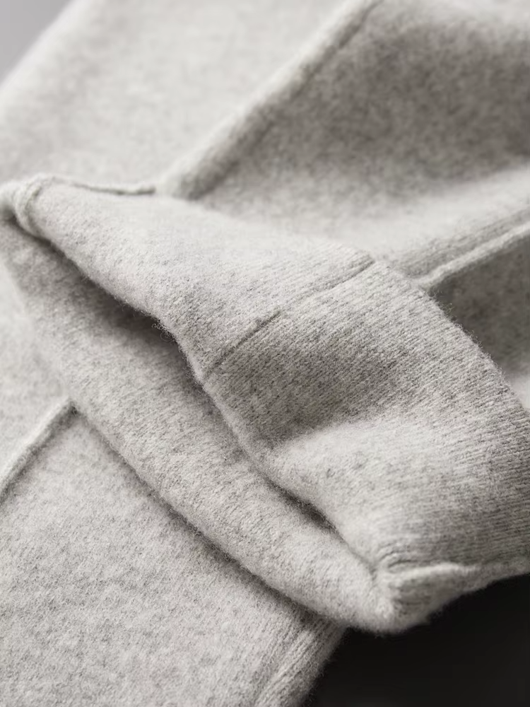 Premium Extra-Fine Merino Wool Relaxed Trousers