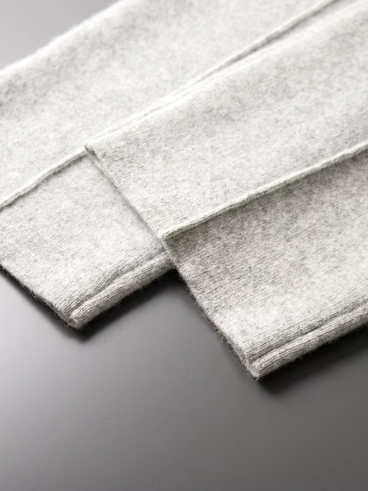 Premium Extra-Fine Merino Wool Relaxed Trousers