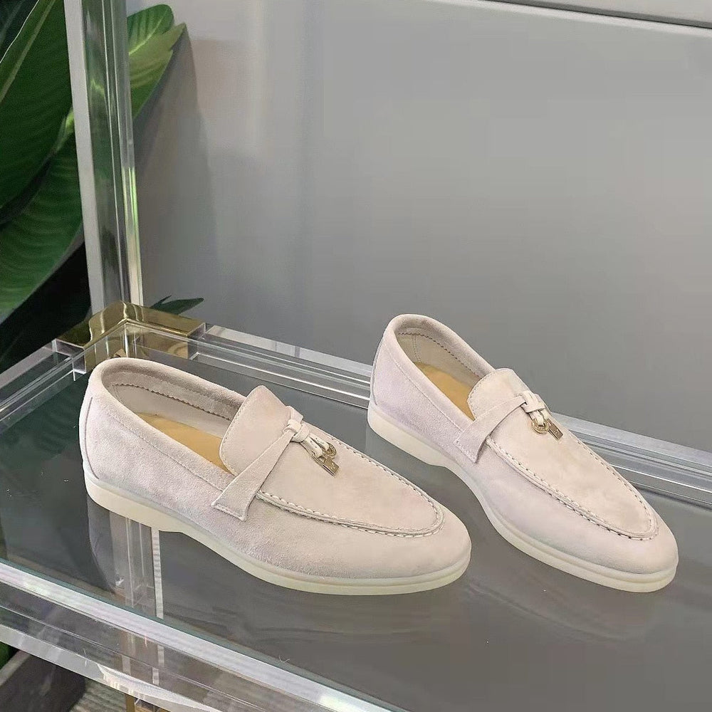 Zina - Women's Suede Loafers