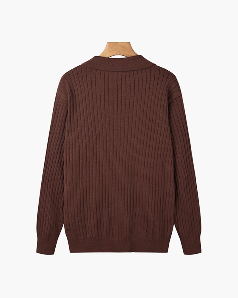 SUWON V-Neck Polo Shirt