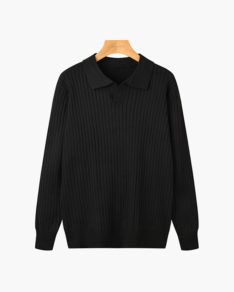 SUWON V-Neck Polo Shirt