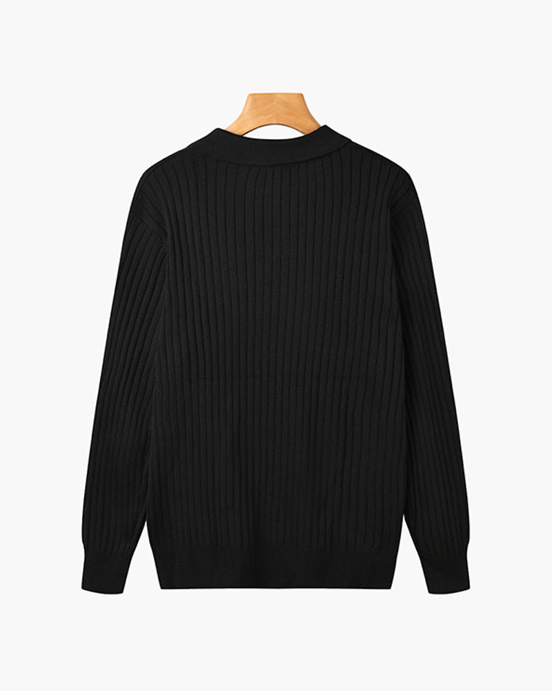 SUWON V-Neck Polo Shirt