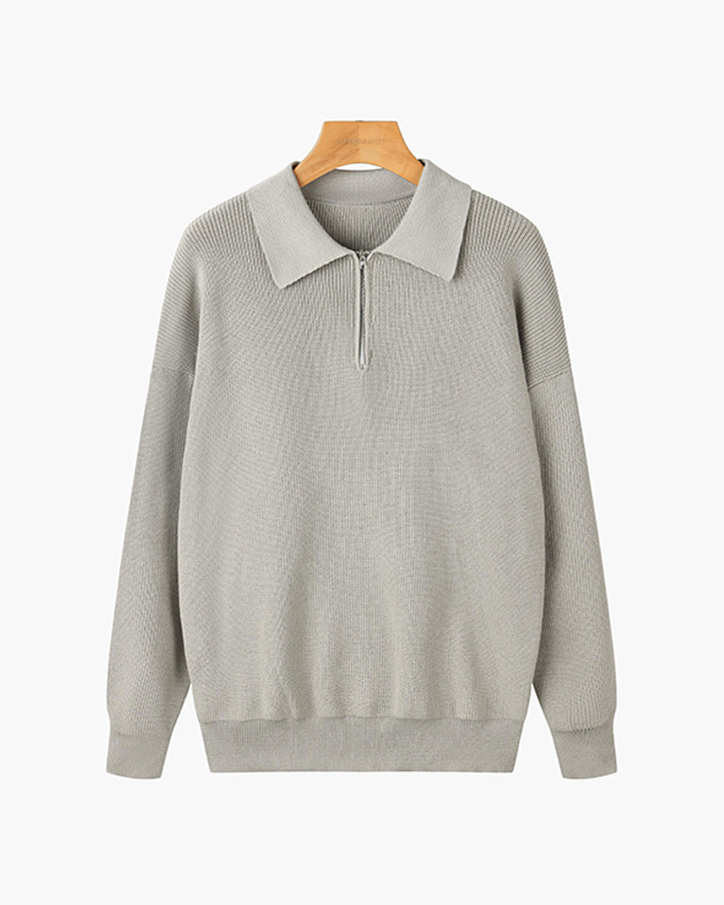 RASON Zip-Up Sweater