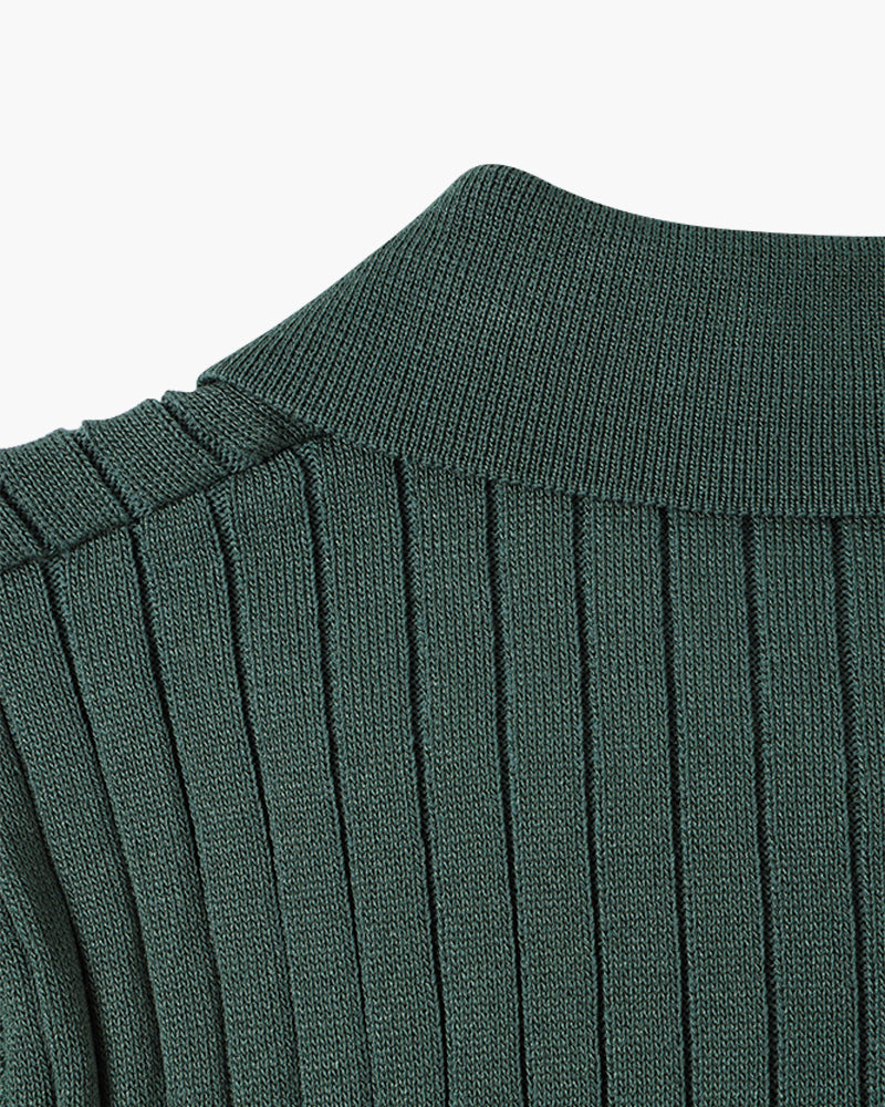 GIMCHEON Knit Polo Top