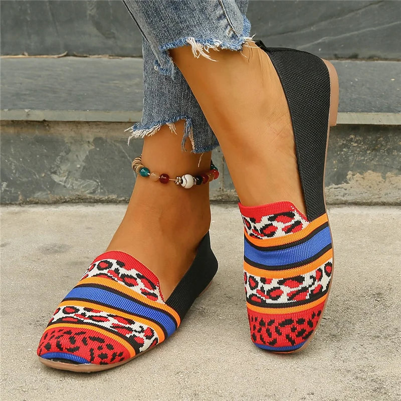Jaël - Breathable Knitted Slip-On Loafers