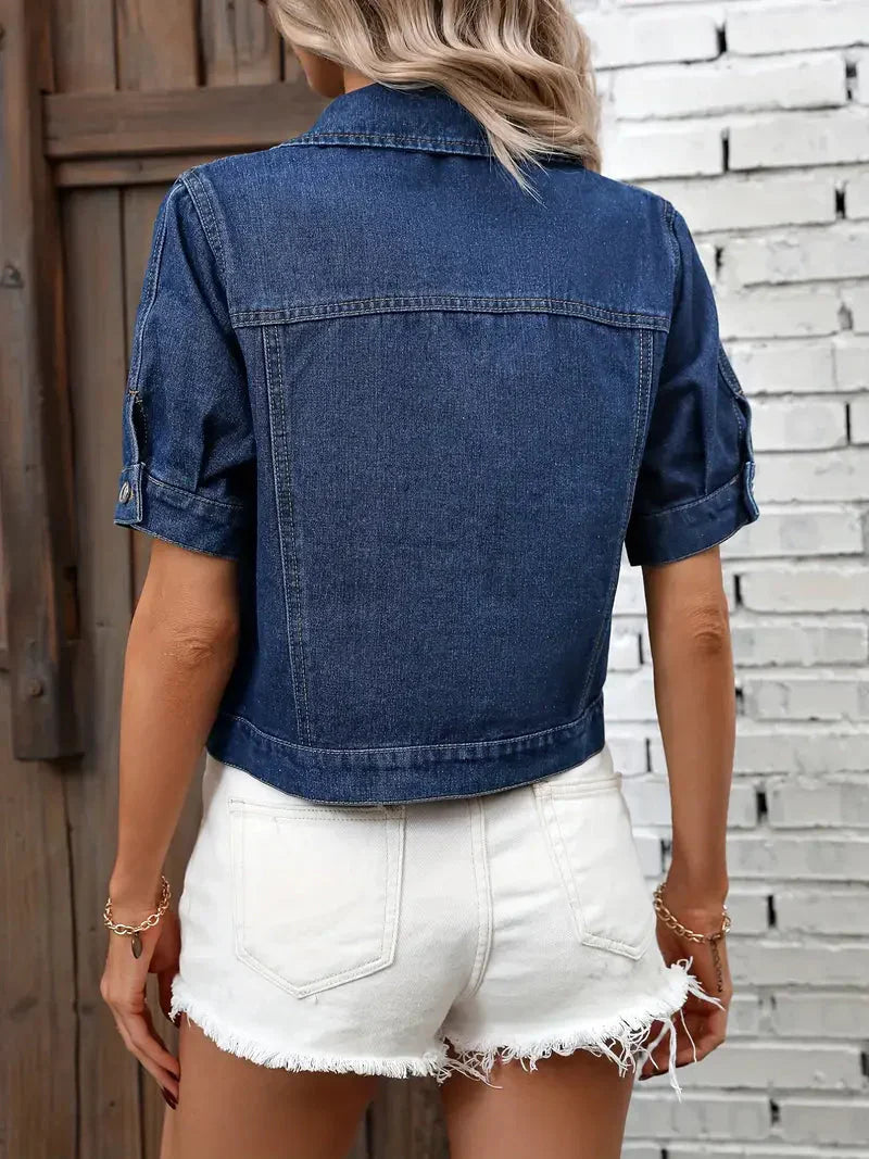 Lotte | Short Sleeve Denim Jacket