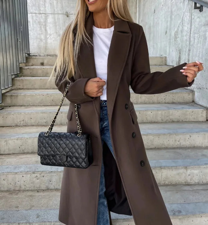 Women's Belted Warm Trench Coat | Winter Collection