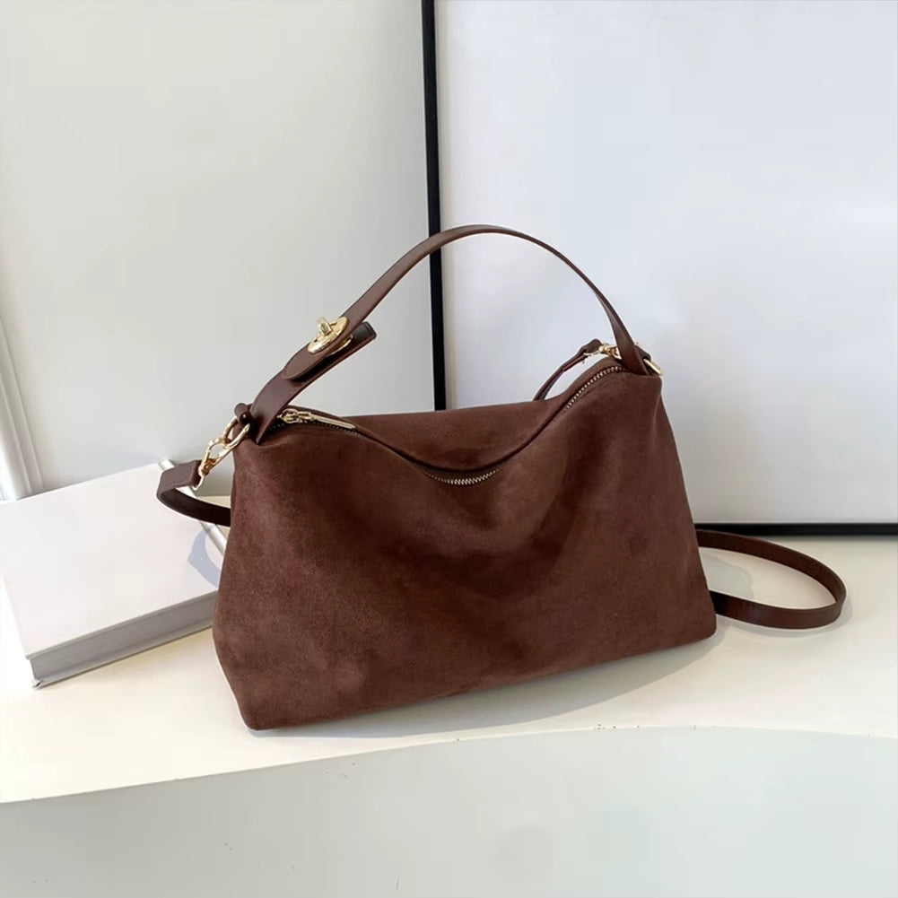 Elena Suede Handbag