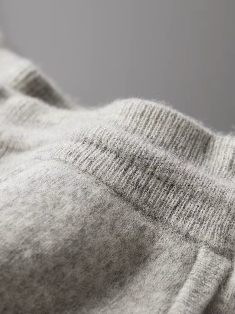 Premium Extra-Fine Merino Wool Relaxed Trousers