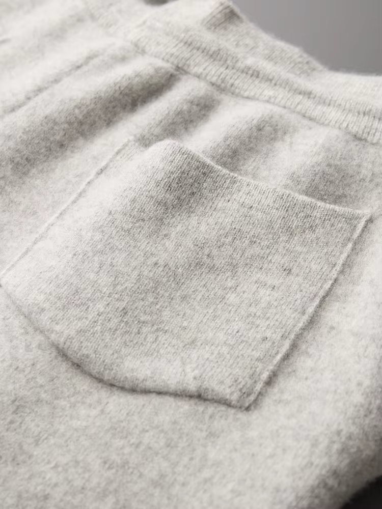 Premium Extra-Fine Merino Wool Relaxed Trousers