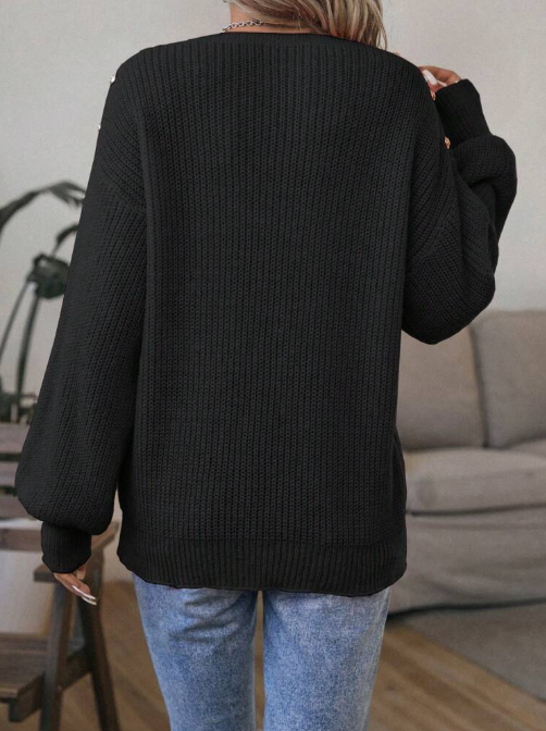 Women's Cozy Oversized Knit Sweater
