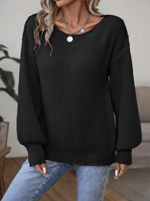 Women's Cozy Oversized Knit Sweater