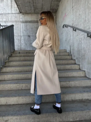 Women's Belted Warm Trench Coat | Winter Collection