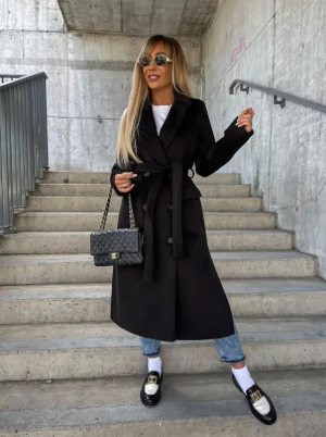 Women's Belted Warm Trench Coat | Winter Collection