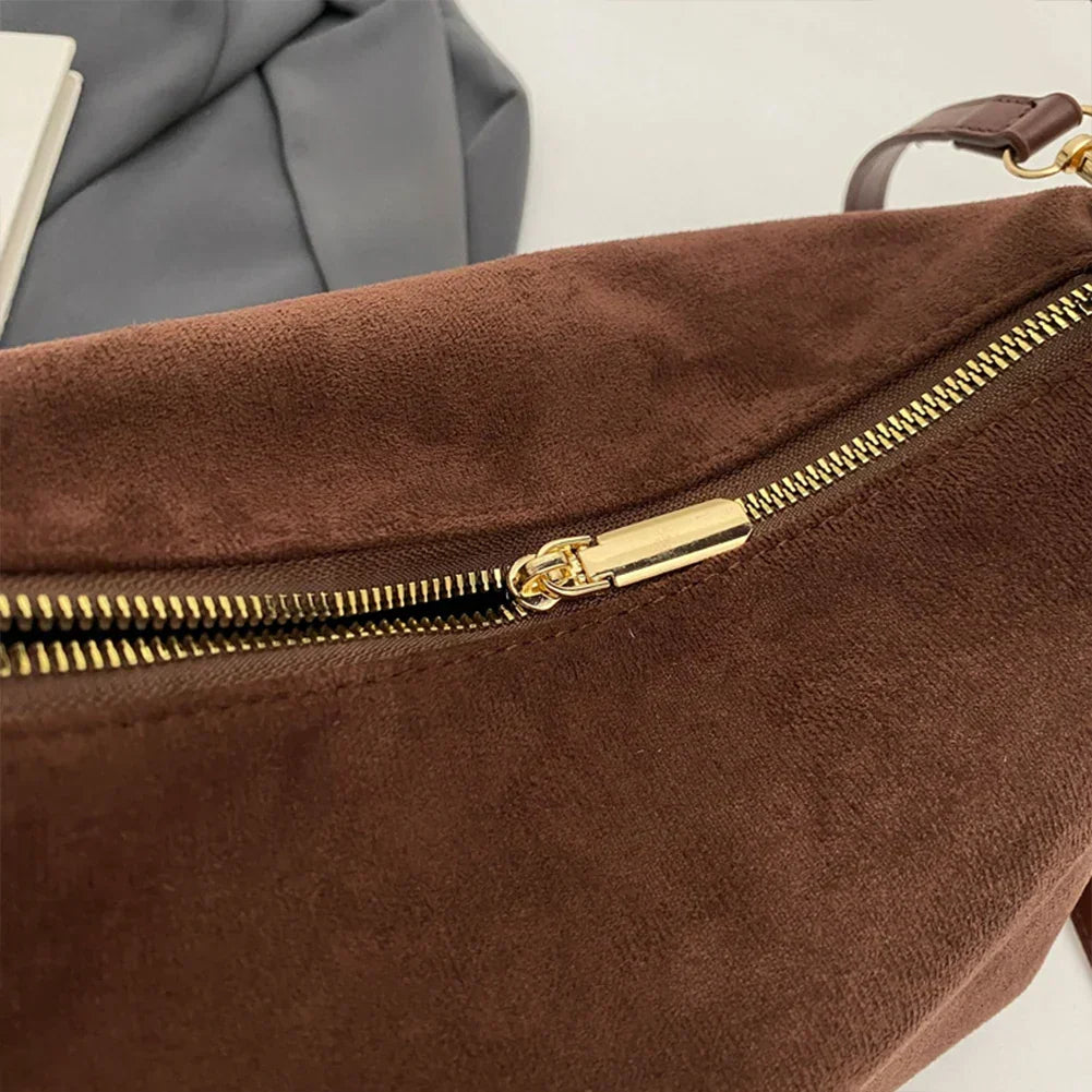 Elena Suede Handbag