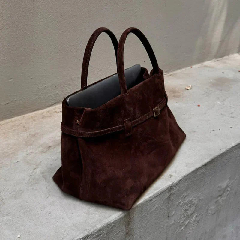 Elegant Suede Shoulder Bag