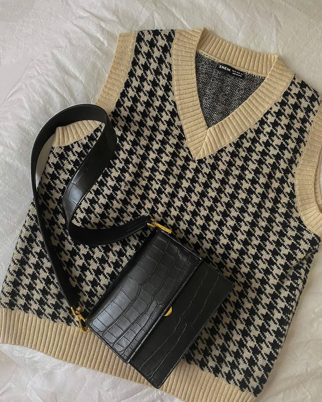 Compact Flap Crossbody Bag