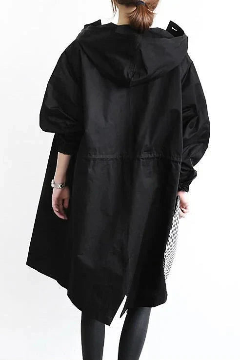 Nicky - Hooded Long Trench Coat