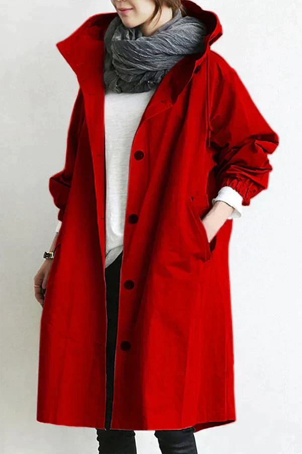 Nicky - Hooded Long Trench Coat