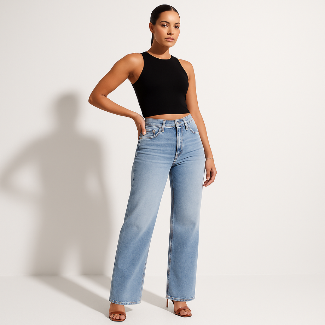 Vero Women's Denim Jeans | BBL Fit, Comfortable & Stylish
