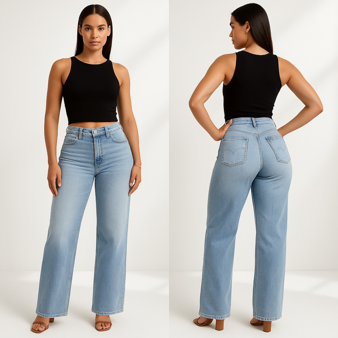 Vero Women's Denim Jeans | BBL Fit, Comfortable & Stylish