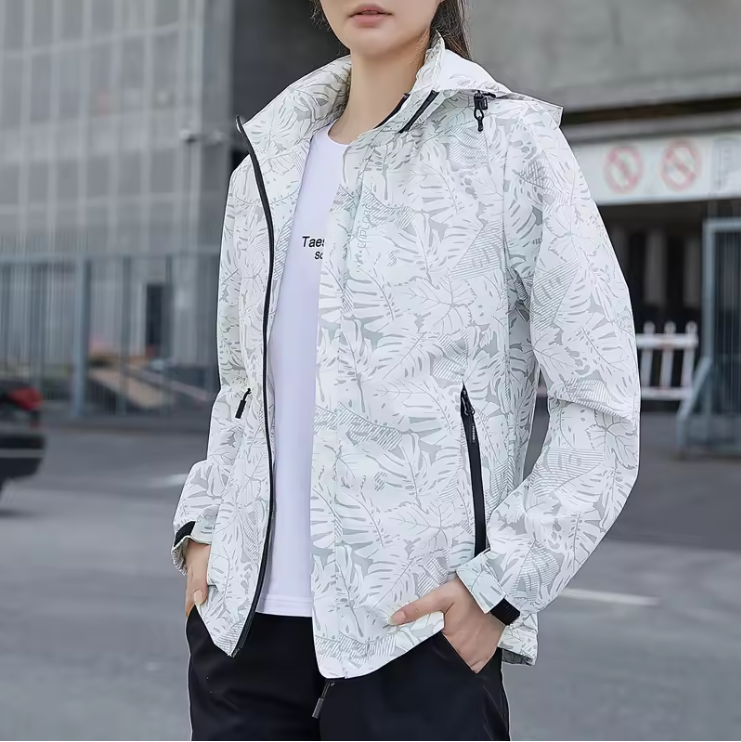 Women's Hooded Waterproof Rain Jacket