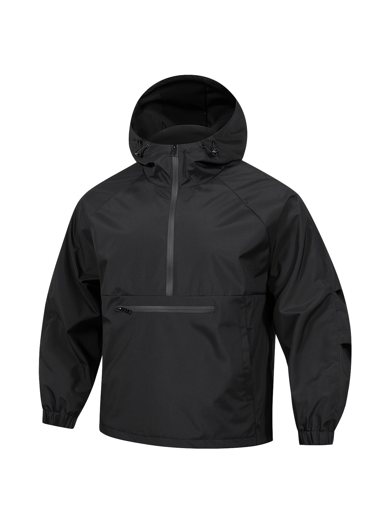 Casual Sports Jacket with Hood and Long Sleeves
