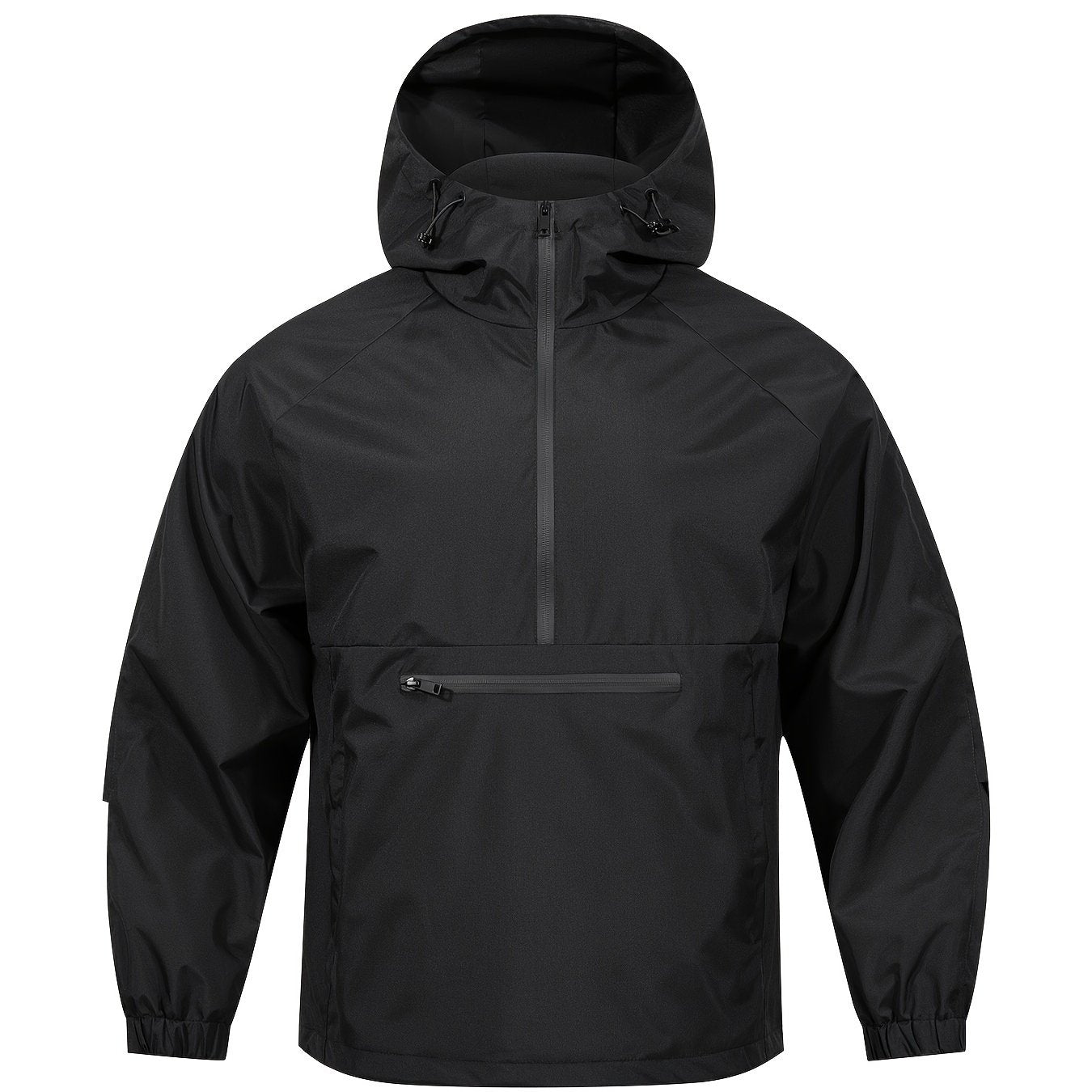 Casual Sports Jacket with Hood and Long Sleeves