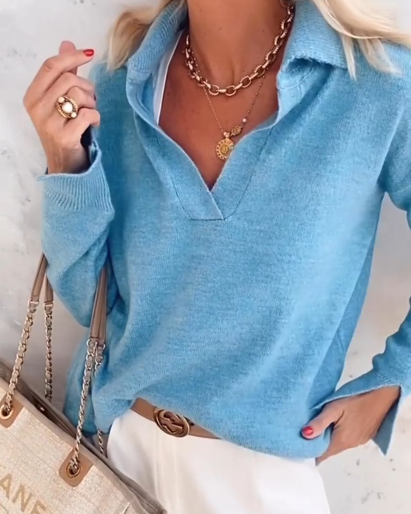 Collared Casual Sweater