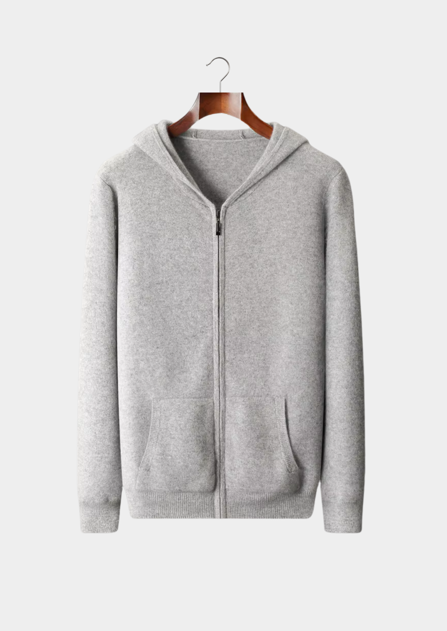Premium Extra-Fine Merino Wool Zipper Hoodie