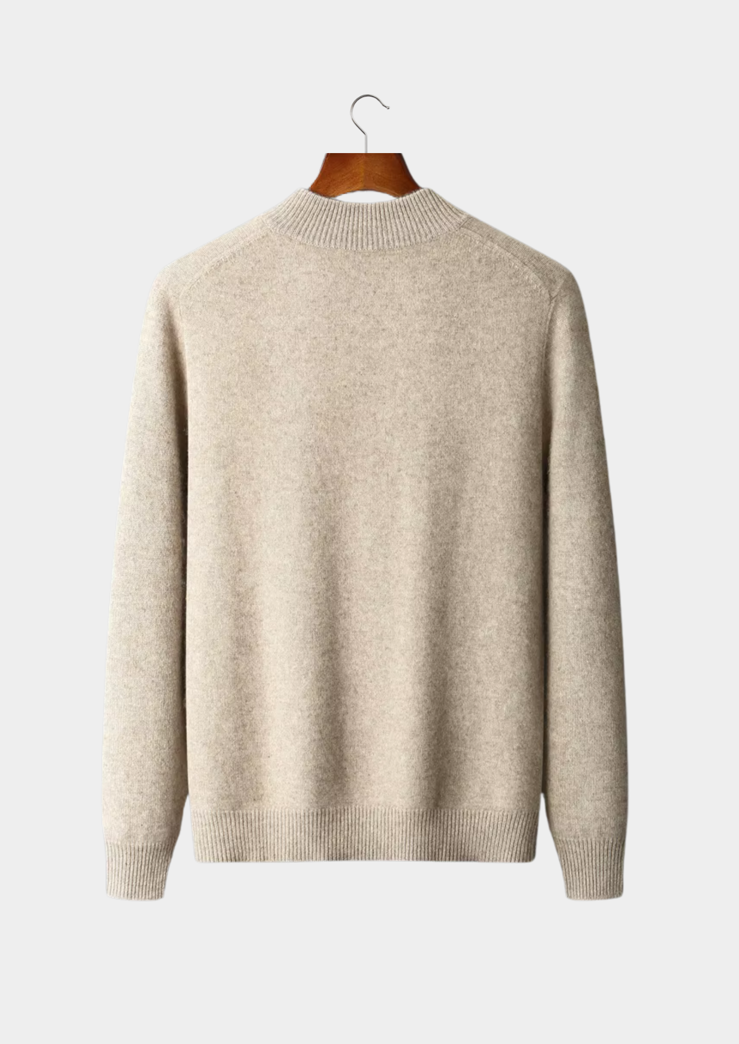 Premium Extra-Fine Merino Wool Zipper Cardigan