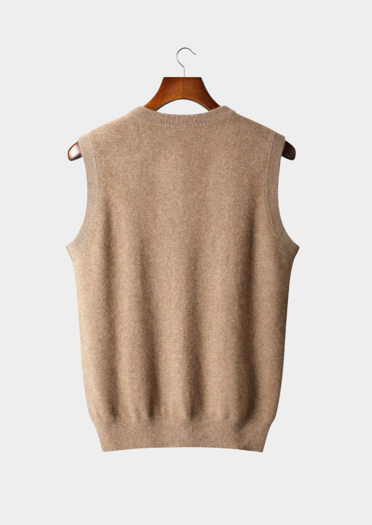 Premium Extra-Fine Merino Wool V-Neck Sweater Vest