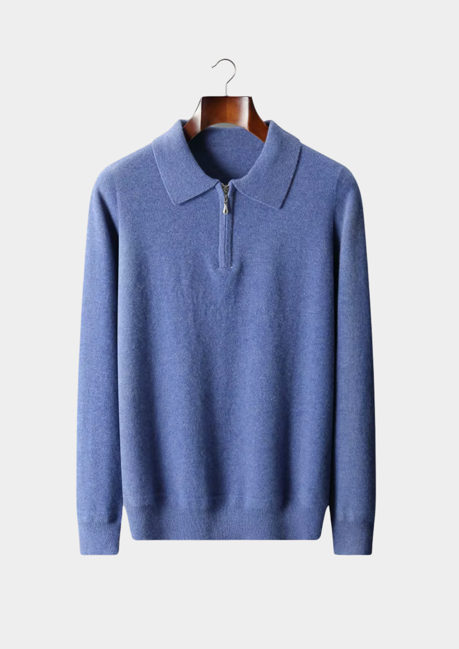 Premium Extra-Fine Merino Wool Half-Zip Polo