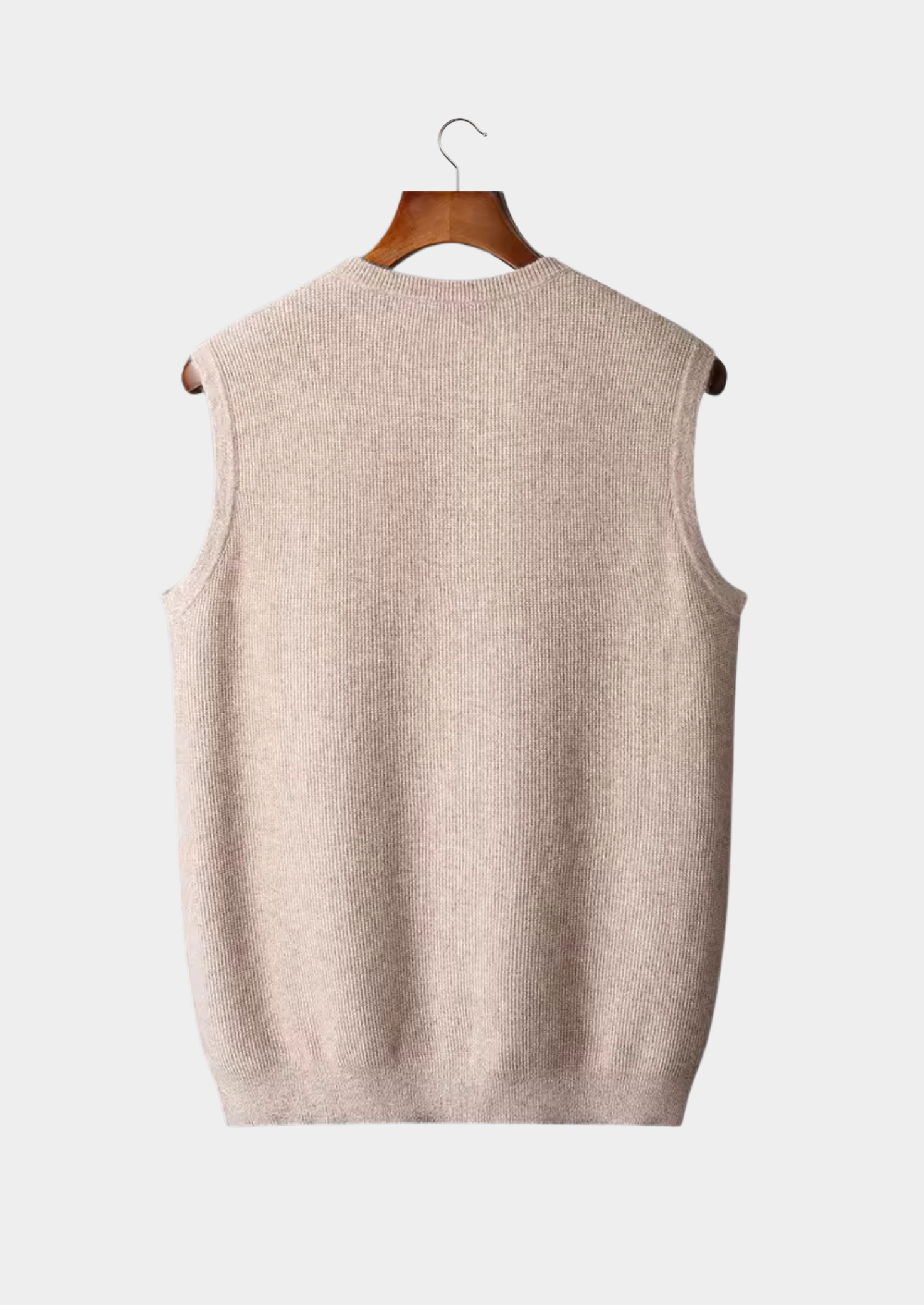 Premium Extra-Fine Merino Wool Crew Neck Sweater Vest